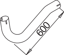 Dinex Uitlaatpijp 52142