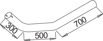 Dinex Uitlaatpijp 52186