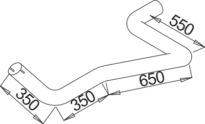 Dinex Uitlaatpijp 52188