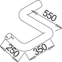 Dinex Uitlaatpijp 52189