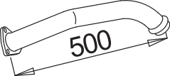 Dinex Uitlaatpijp 52210