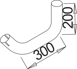 Dinex Uitlaatpijp 52261