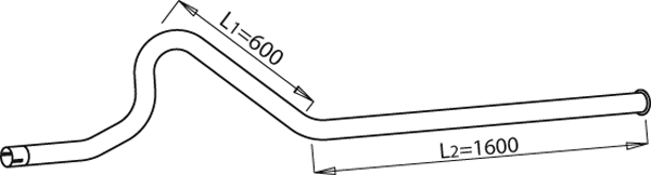 Dinex Uitlaatpijp 52628