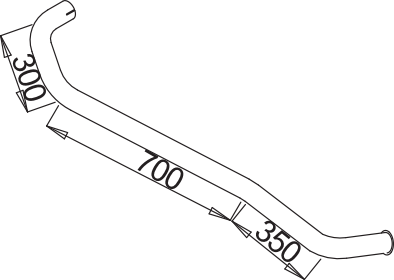 Dinex Uitlaatpijp 52647