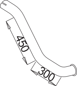 Dinex Uitlaatpijp 52679