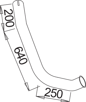 Dinex Uitlaatpijp 52687