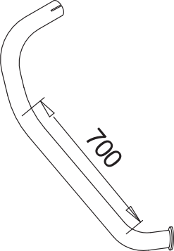 Dinex Uitlaatpijp 52723