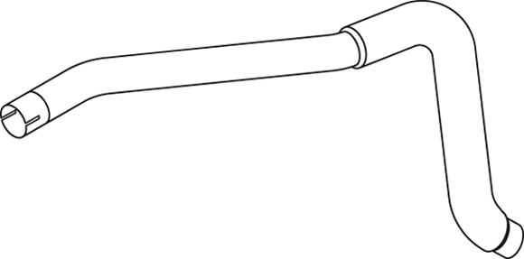 Dinex Uitlaatpijp 52758