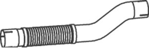 Dinex Uitlaatpijp 53100
