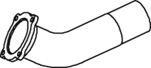 Dinex Uitlaatpijp 53115
