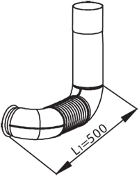 Dinex Uitlaatpijp 53120
