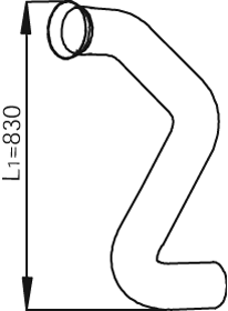 Dinex Uitlaatpijp 53139