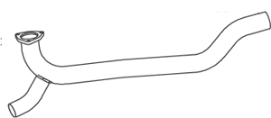 Dinex Uitlaatpijp 53227