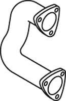 Dinex Uitlaatpijp 53273