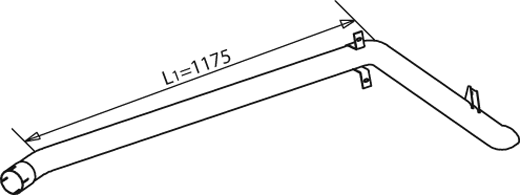 Dinex Uitlaatpijp 53705