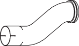 Dinex Uitlaatpijp 54124