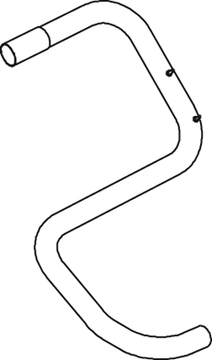 Dinex Uitlaatpijp 54255