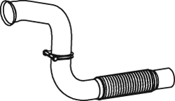 Dinex Uitlaatpijp 54273