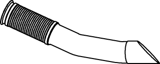 Dinex Uitlaatpijp 56126