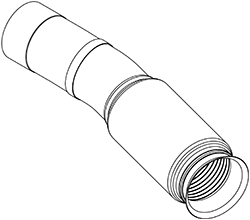 Dinex Uitlaatpijp 56132