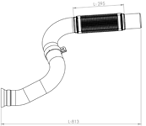 Dinex Uitlaatpijp 56168