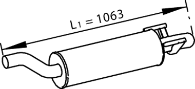 Dinex Middendemper 56351