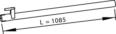 Dinex Uitlaatpijp 56509