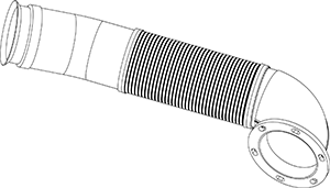 Dinex Uitlaatpijp 5AA000