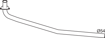 Dinex Uitlaatpijp 64126