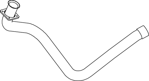 Dinex Uitlaatpijp 64170