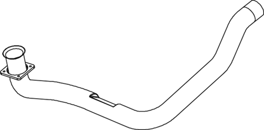 Dinex Uitlaatpijp 64175