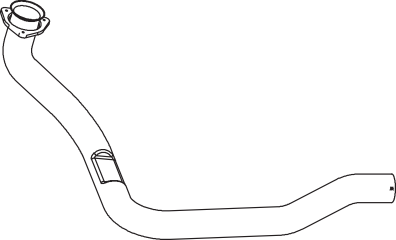 Dinex Uitlaatpijp 64189