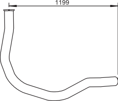 Dinex Uitlaatpijp 64238