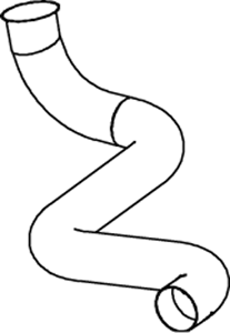 Dinex Uitlaatpijp 64258