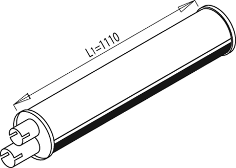 Dinex Middendemper 64340