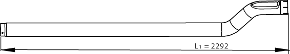Dinex Uitlaatpijp 64536