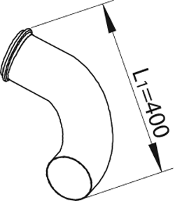 Dinex Uitlaatpijp 64539