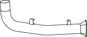 Dinex Uitlaatpijp 64674