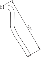 Dinex Uitlaatpijp 64770