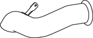 Dinex Uitlaatpijp 64779