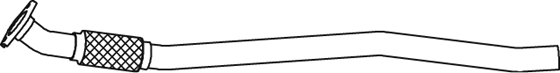 Dinex Uitlaatpijp 66128