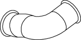 Dinex Uitlaatpijp 66129