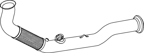 Dinex Uitlaatpijp 66138