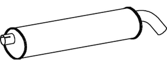 Dinex Achterdemper 66304