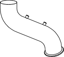 Dinex Uitlaatpijp 66601