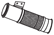 Dinex Uitlaatpijp 68039