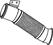 Dinex Uitlaatpijp 68049