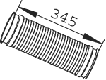 Dinex Uitlaatpijp 68085