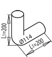 Dinex Uitlaatpijp 68218