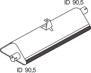 Dinex Middendemper 68301
